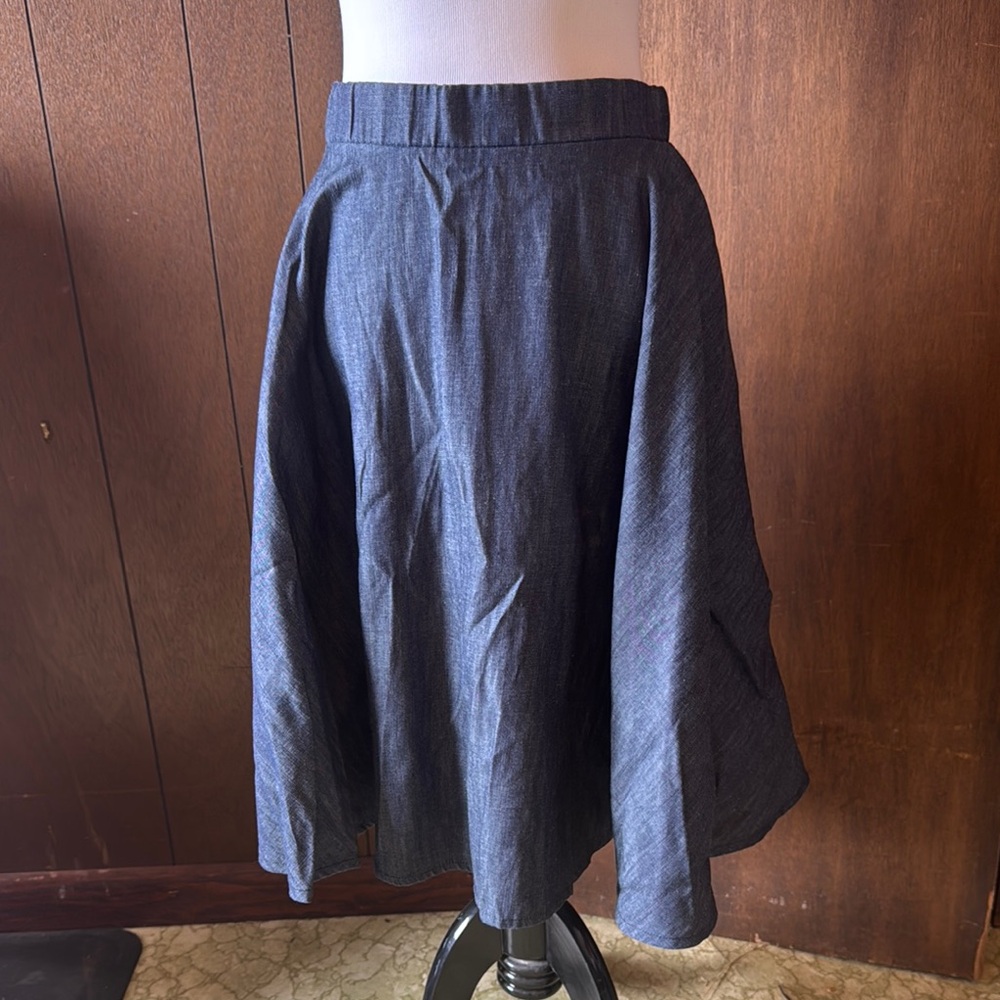 Hemet Denim Circle Skirt
